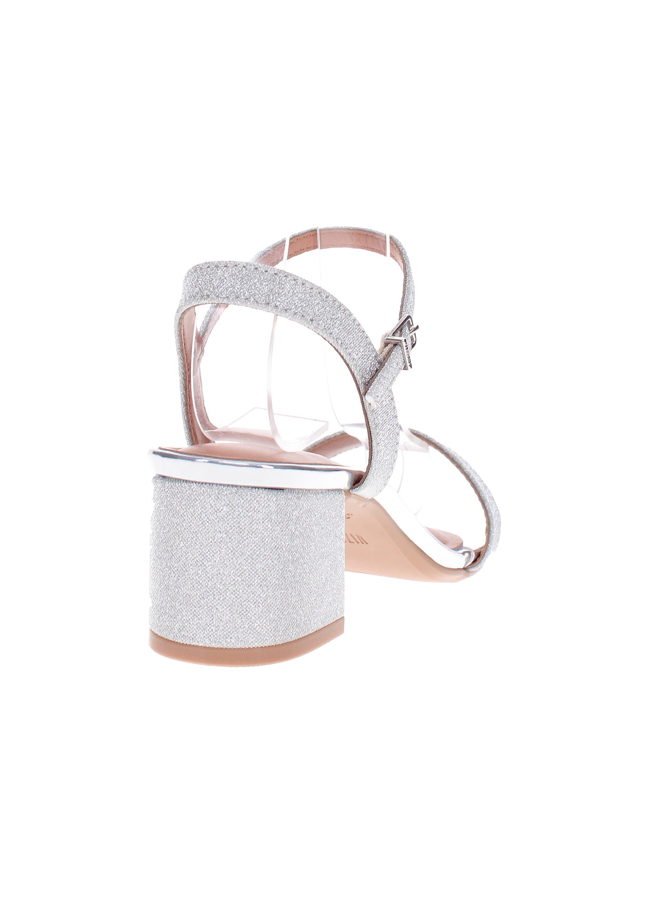 Shimmer Low Heel Sandals