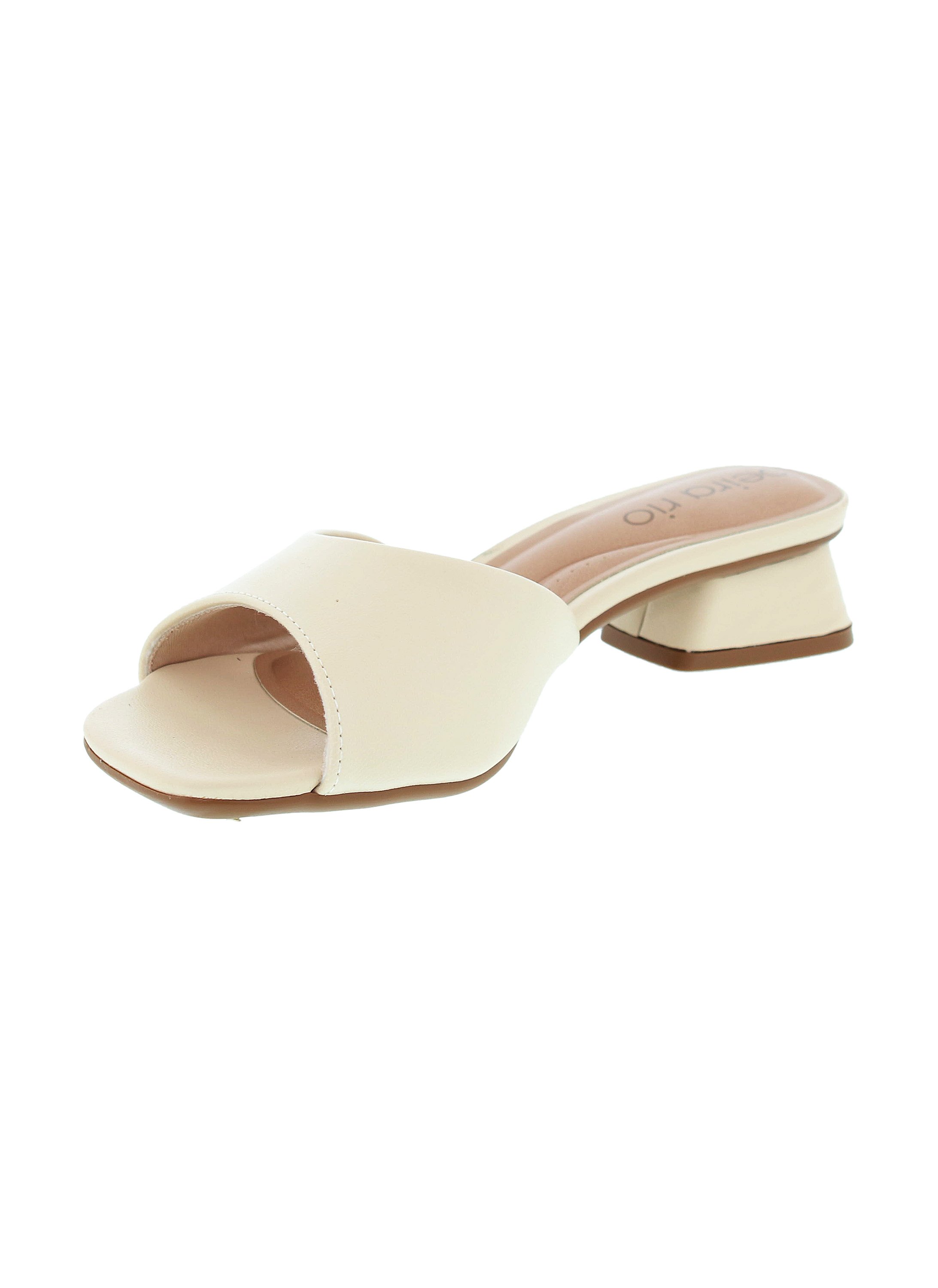Off-White Low Heel Sandals