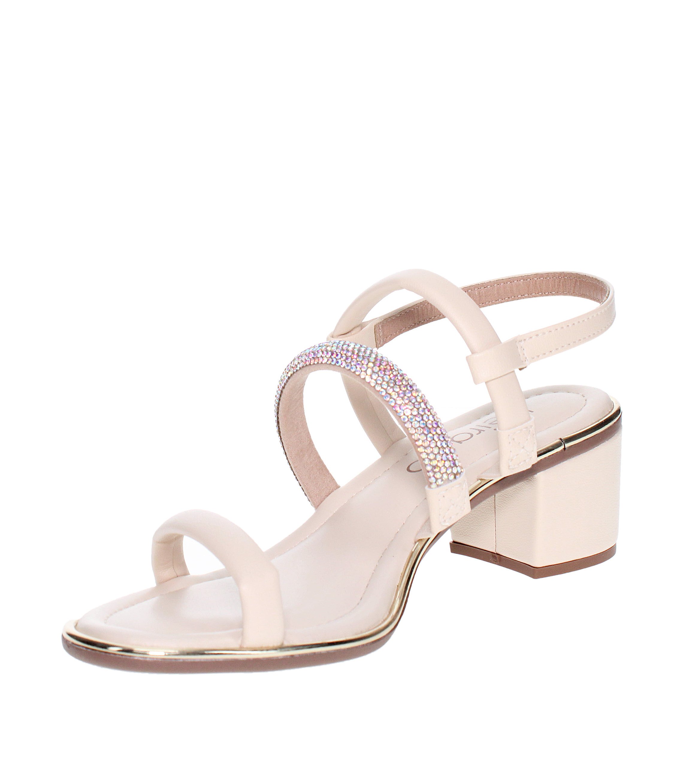 White Slingback Sandals