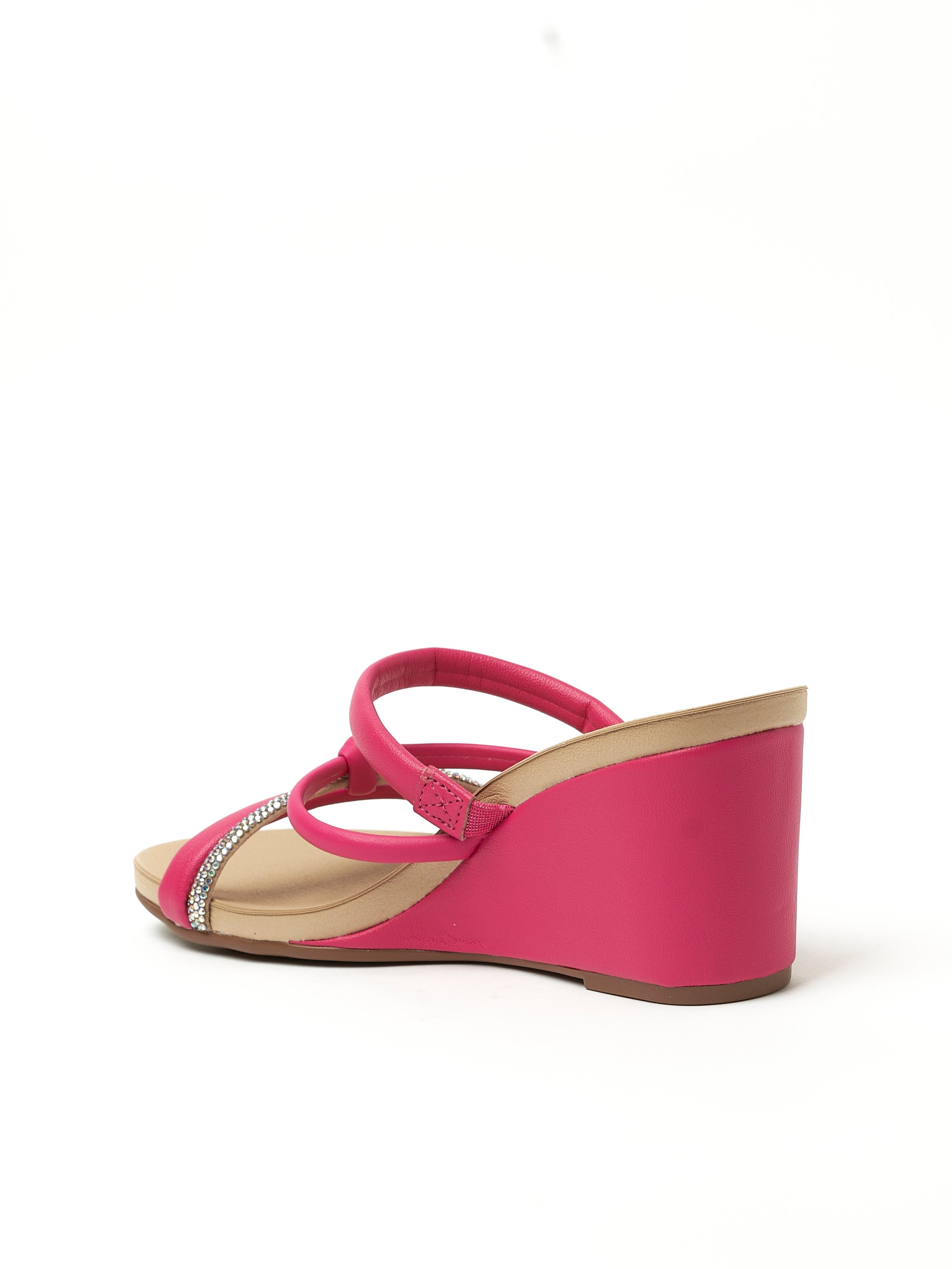 Pink Wedge Sandals