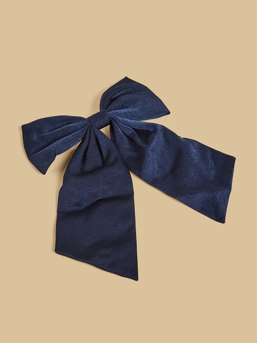 Bow Accent Barrette Hair Clip