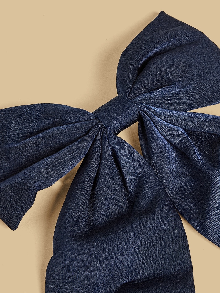 Bow Accent Barrette Hair Clip