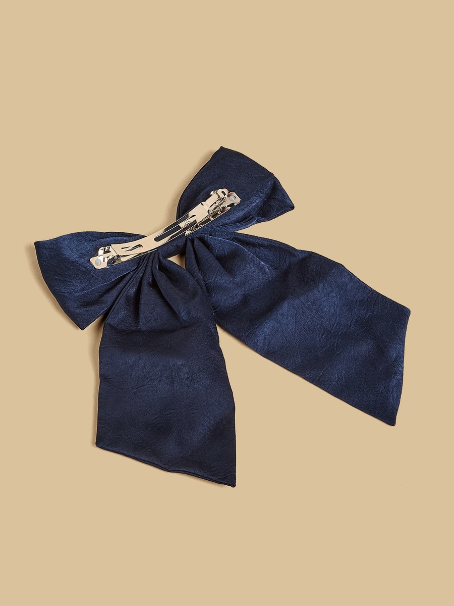 Bow Accent Barrette Hair Clip