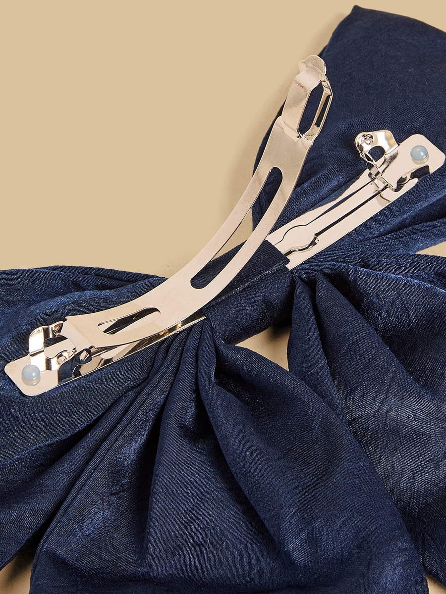 Bow Accent Barrette Hair Clip