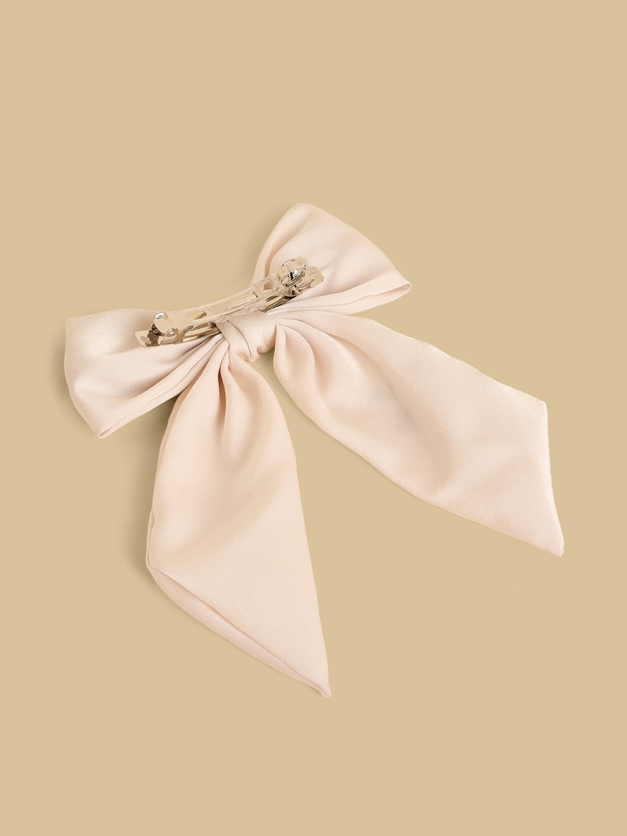 Bow Accent Barrette Hair Clip