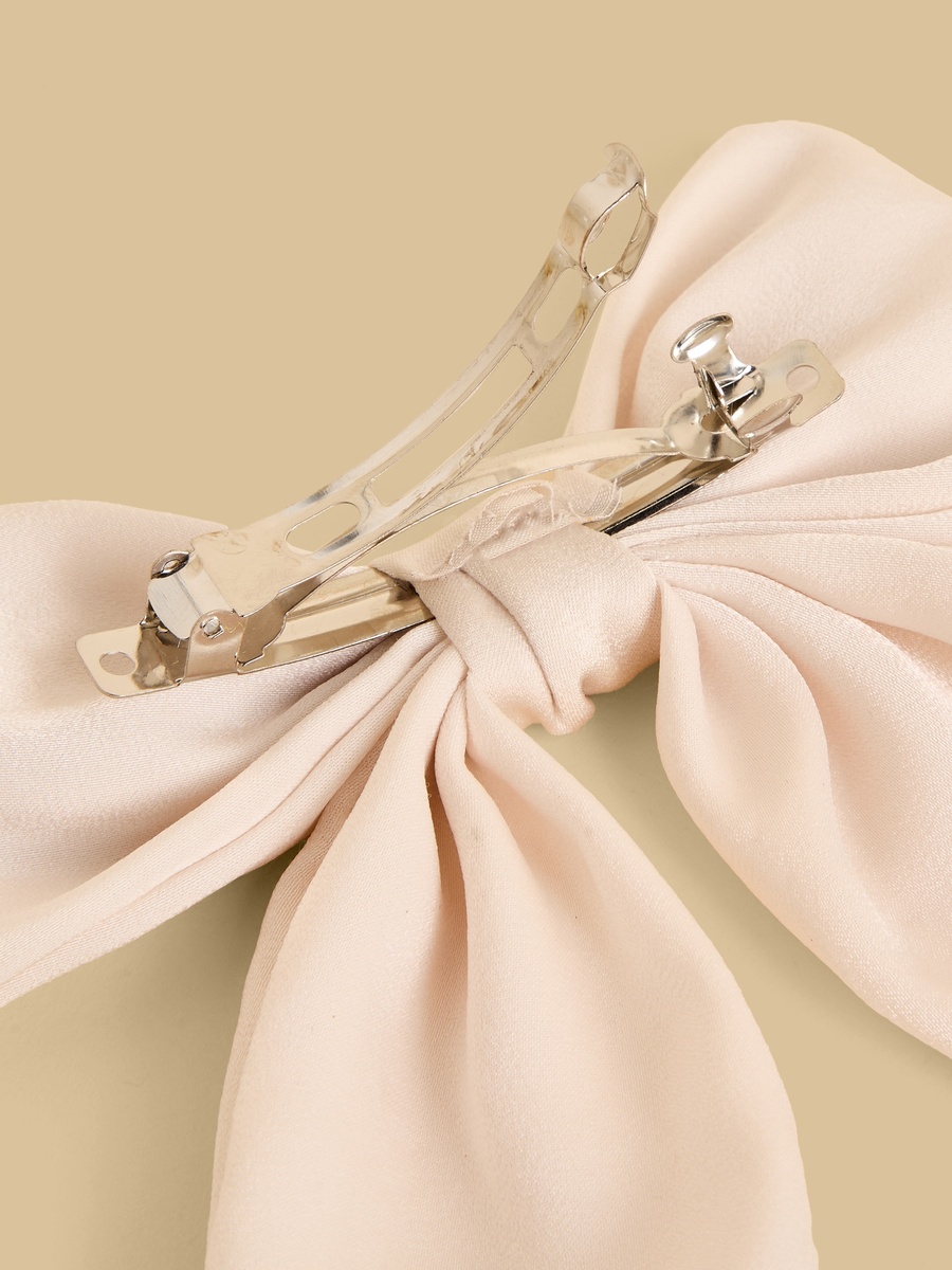 Bow Accent Barrette Hair Clip