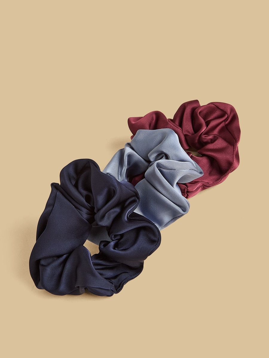 Pack of 3 - Plain Hair Scrunchie
