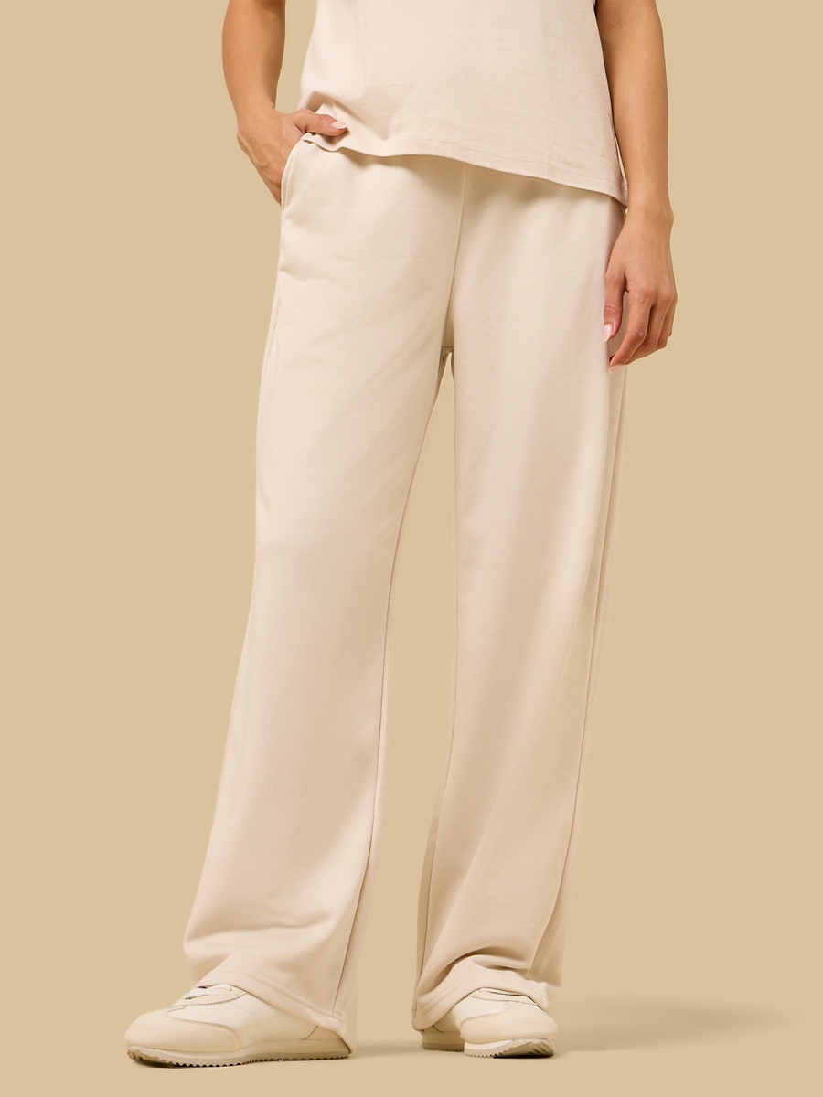 Wide Leg Terry Joggers