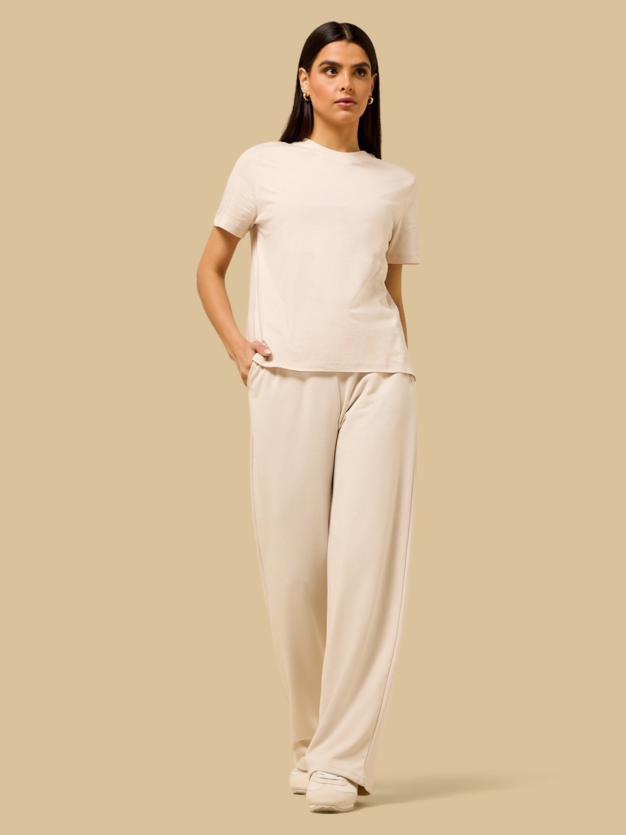 Wide Leg Terry Joggers