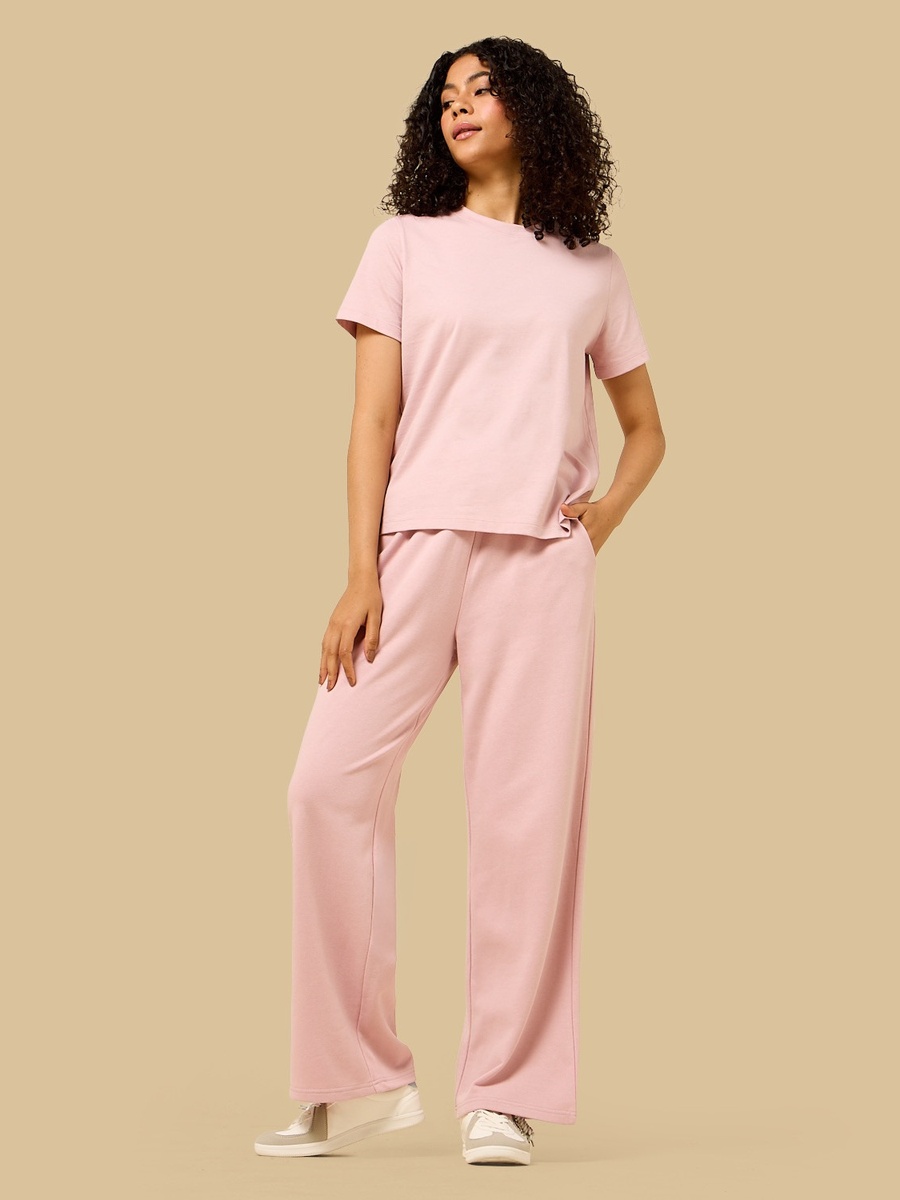 Wide Leg Terry Joggers