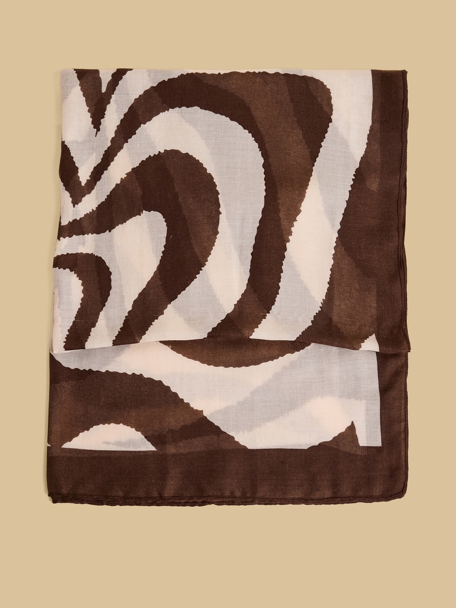 Abstract Print Scarf