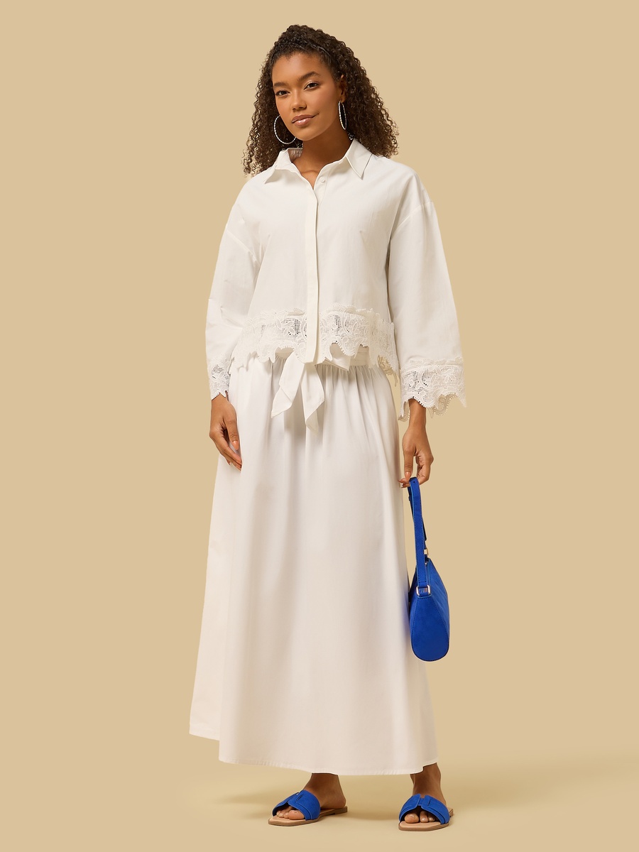 Maxi Skirt with Tie-Up
