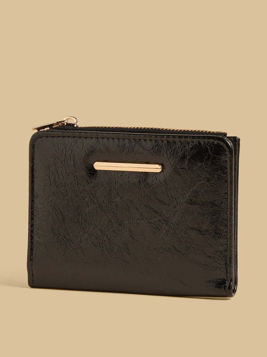 Textured Bi-Fold Wallet
