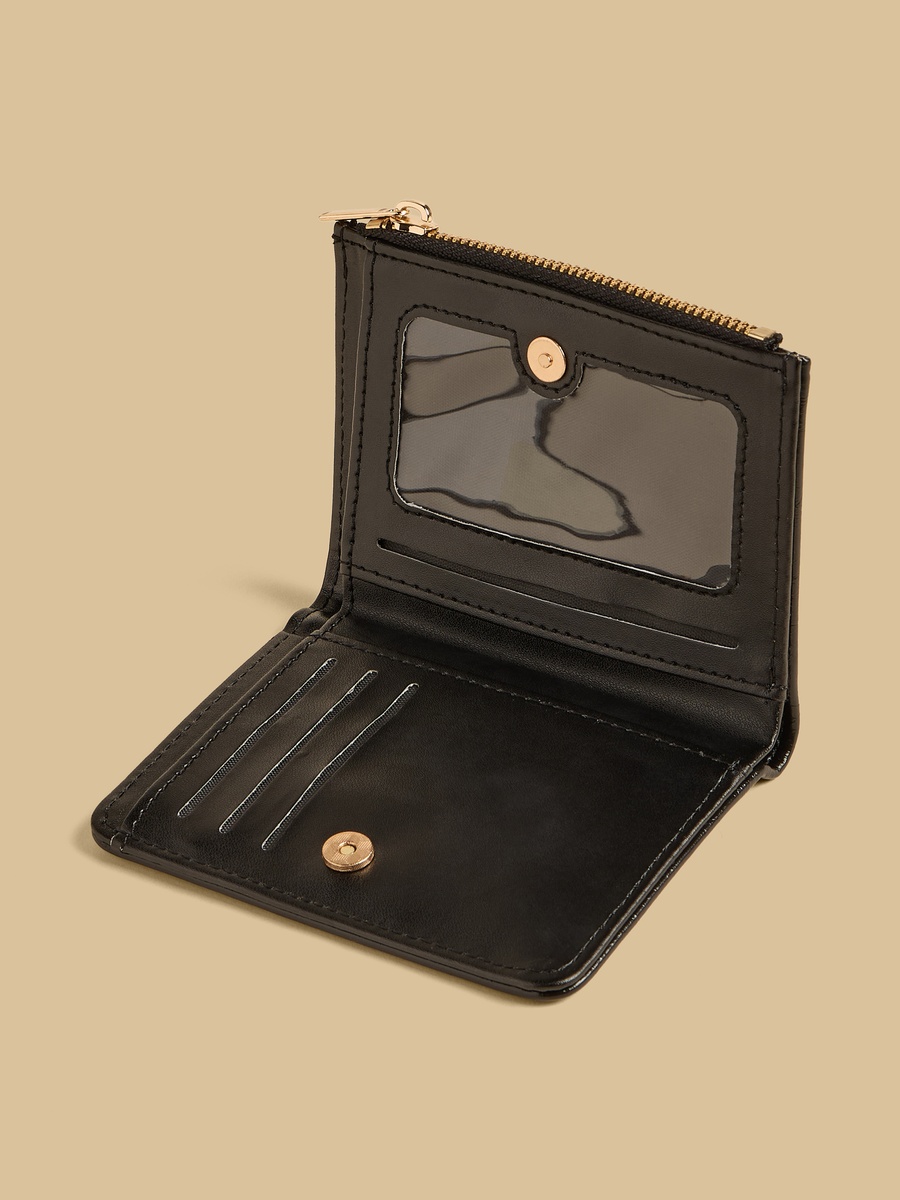 Textured Bi-Fold Wallet