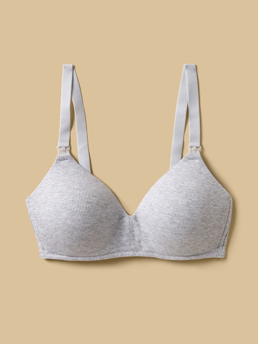 Ribbed Padded Nursing Bra