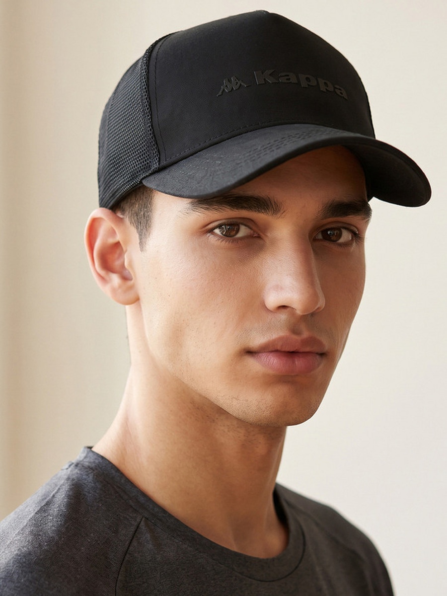 Men Cap with Logo Detail