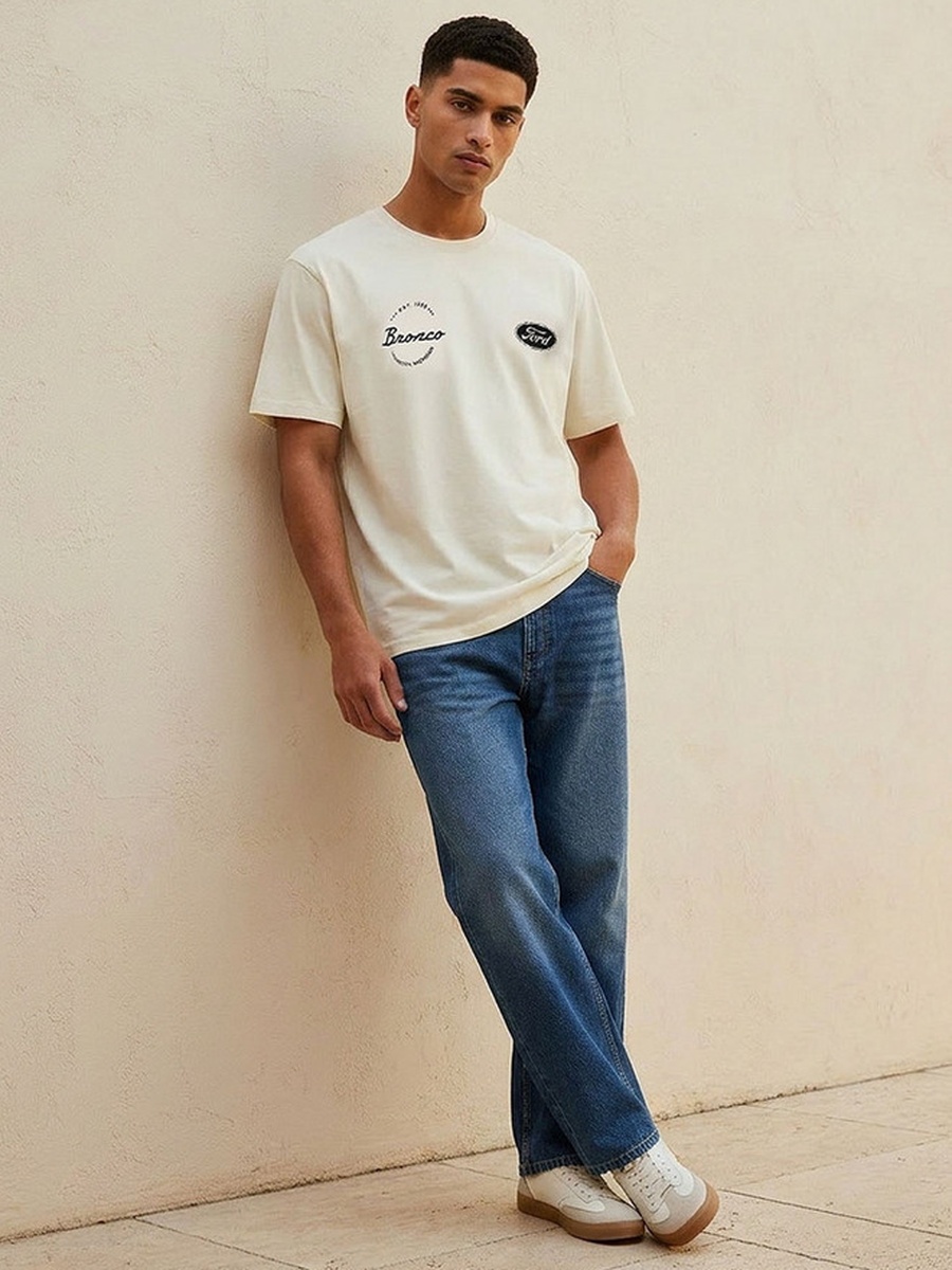 Ford Regular Fit Crew Neck Short Sleeves T-Shirt