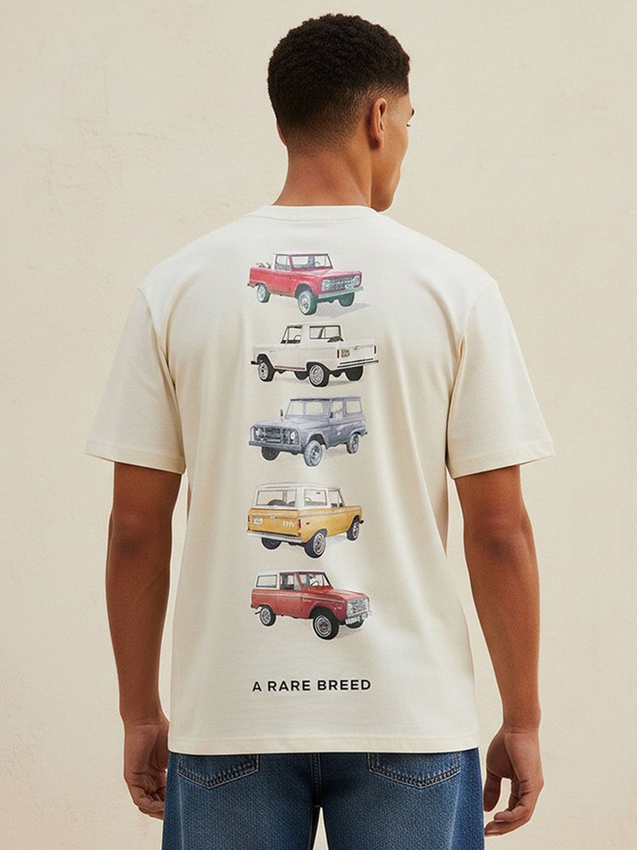 Ford Regular Fit Crew Neck Short Sleeves T-Shirt