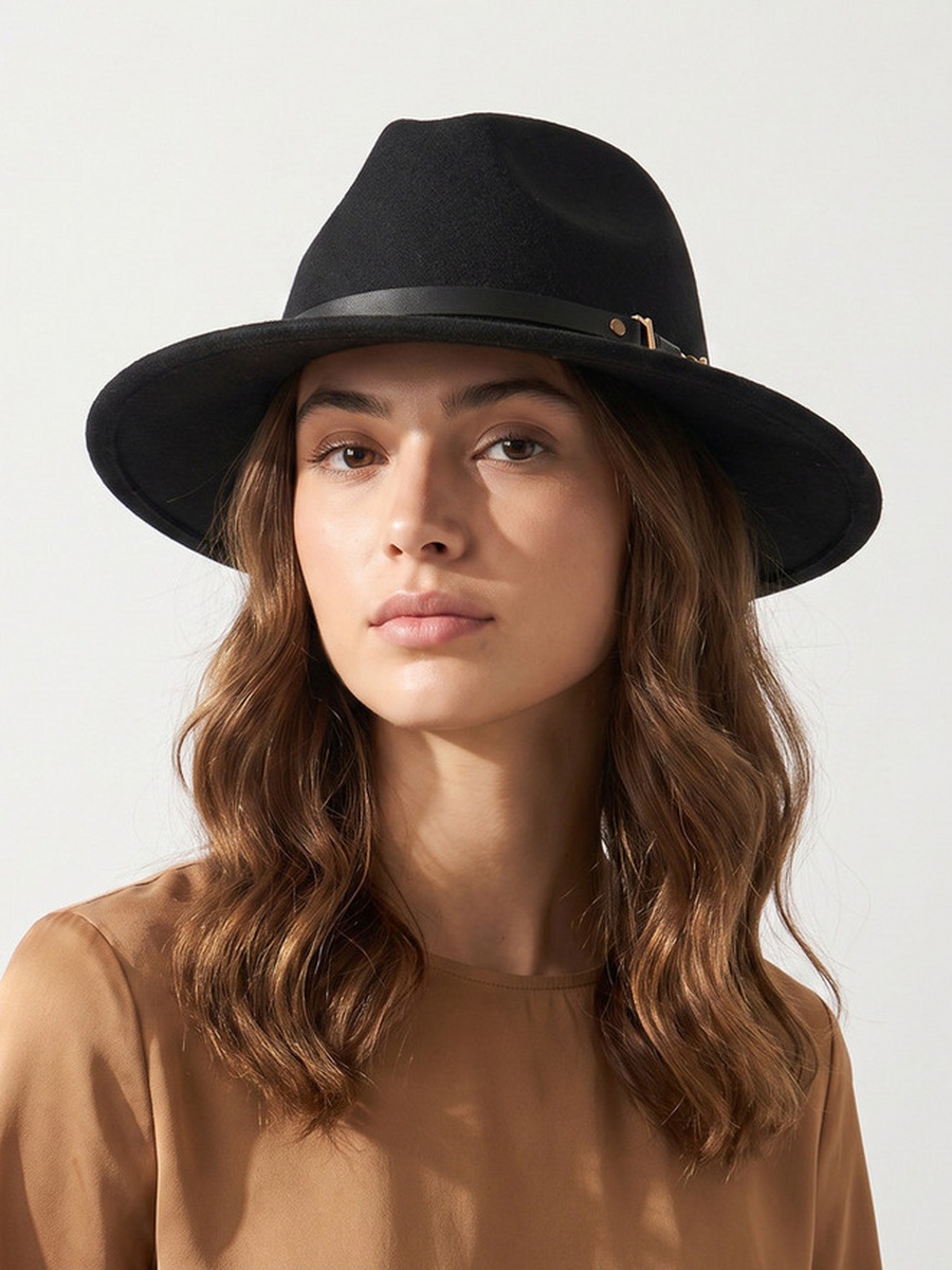 Trim Detail Fedora Hat