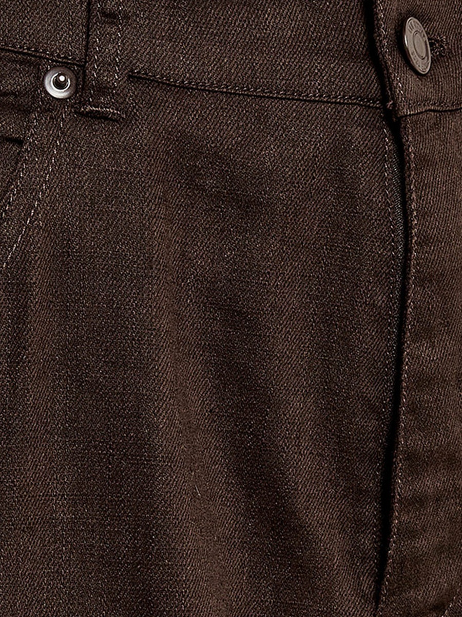 Linen Blend Jeans with Wide Leg