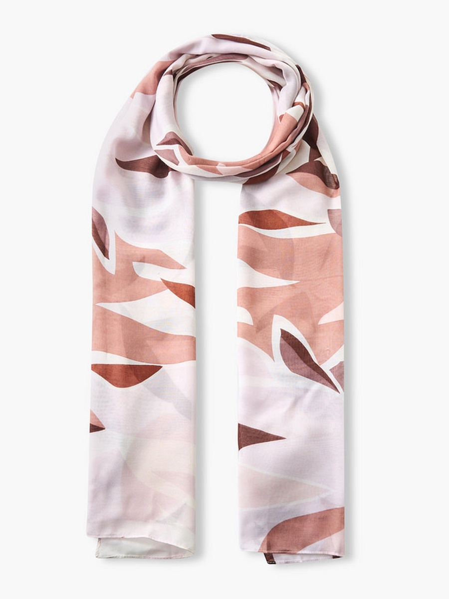 Abstract Printed Square Scarf