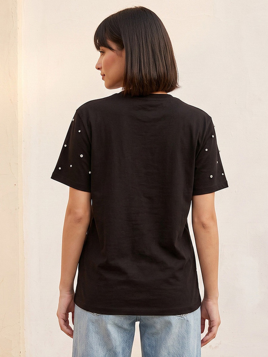 T-Shirt with Embellishment