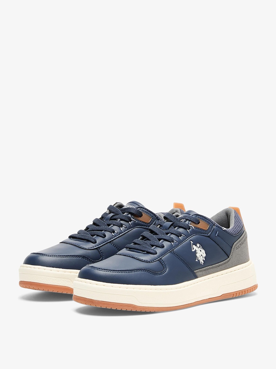Alexander Blue Regular Classic Fit Low Top Sports Sneakers