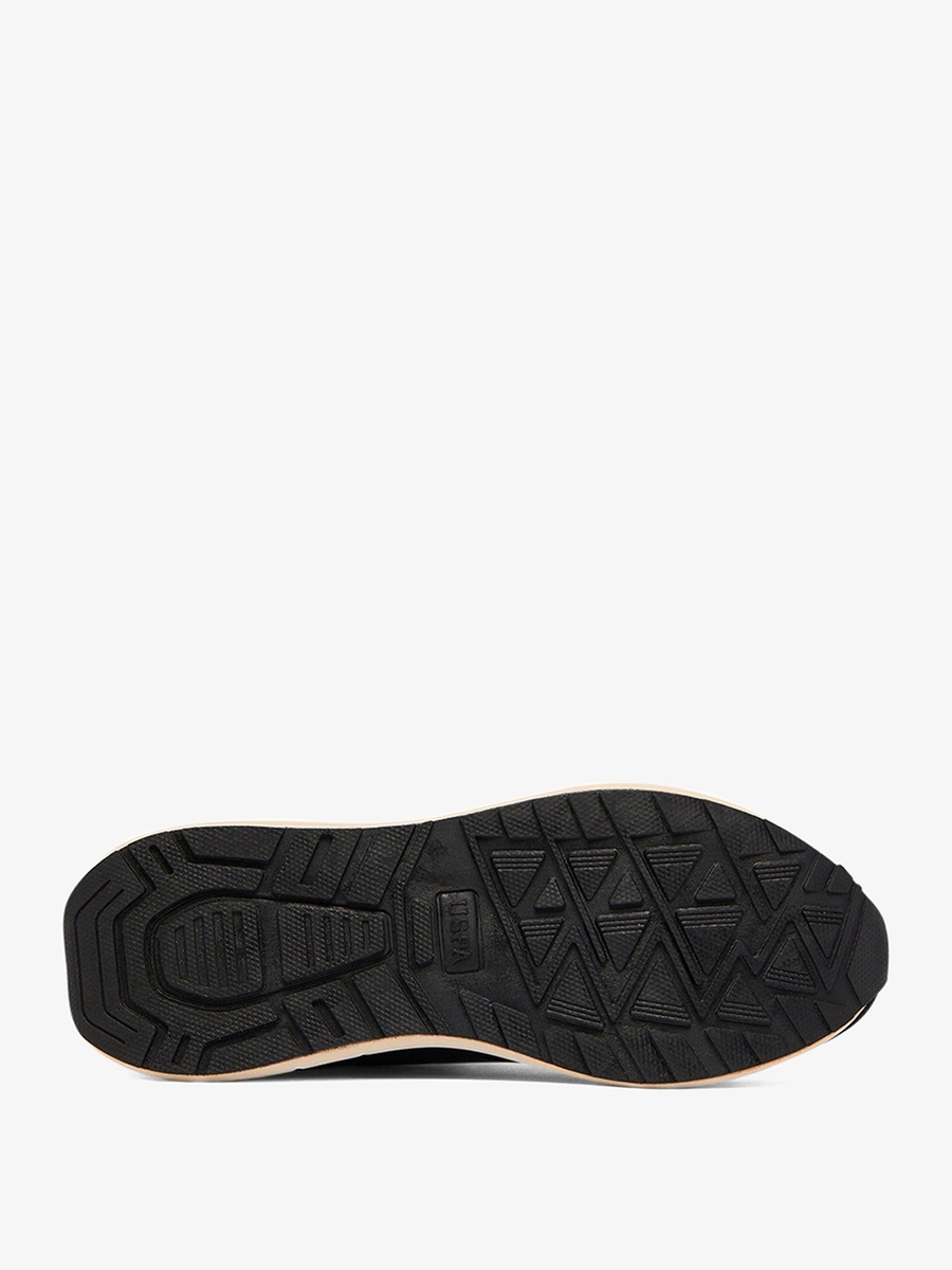Matca Black Wide Fit Low Top Sports Sneakers