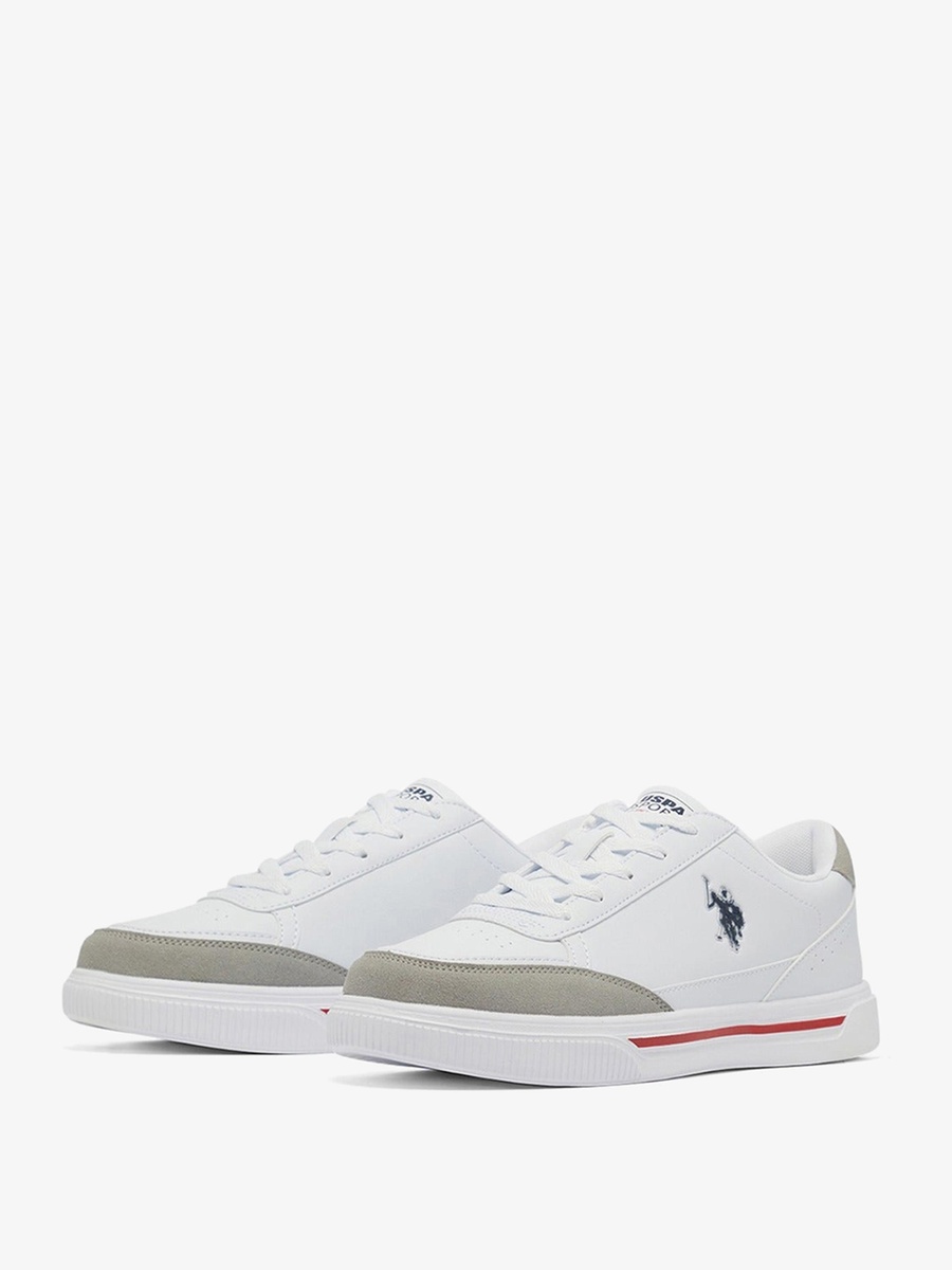 Oligar White Classic Fit Low Top Sports Sneakers