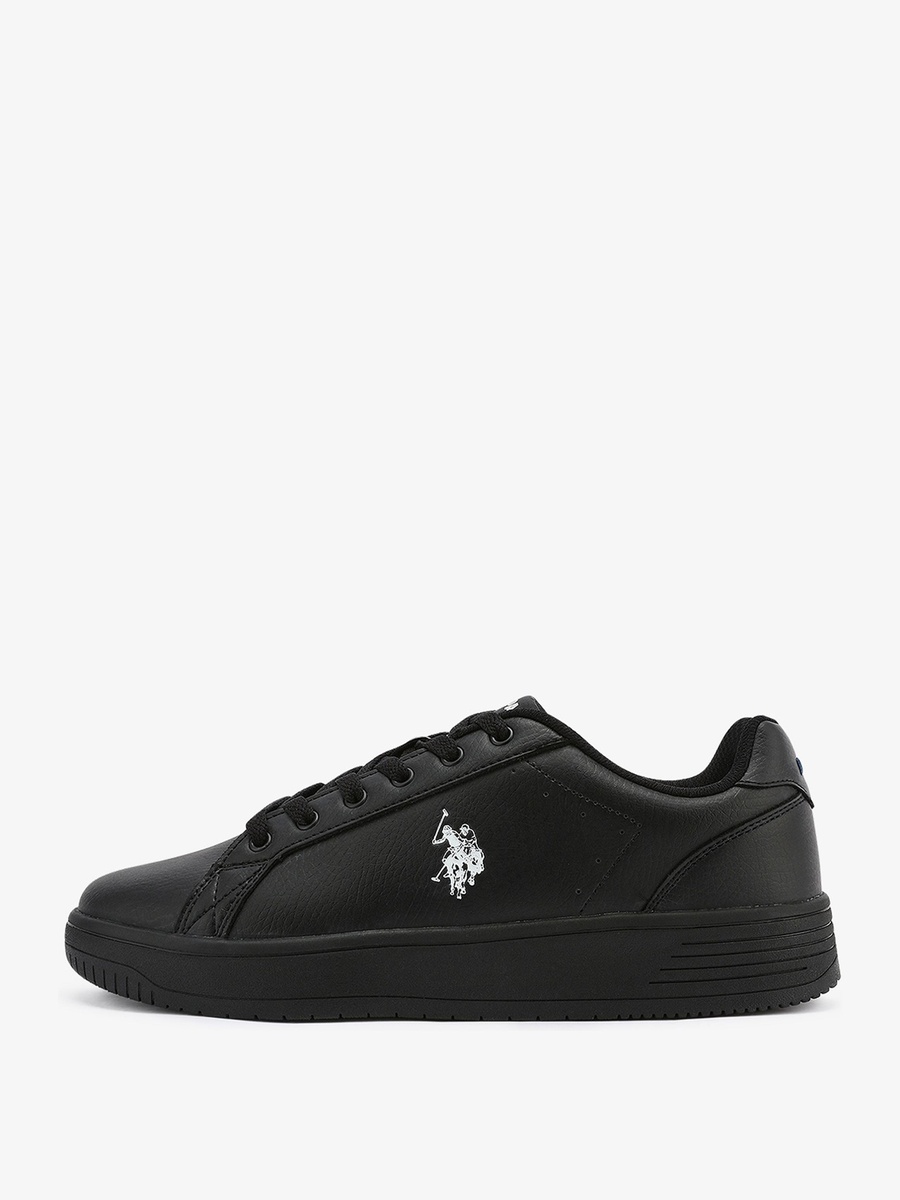 Cost Black Low Top Sports Sneakers