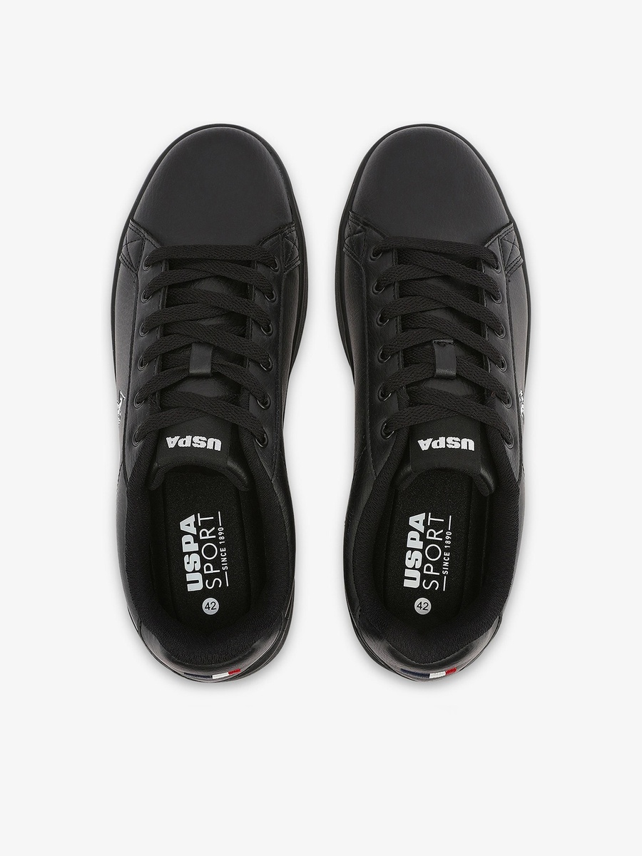 Cost Black Low Top Sports Sneakers