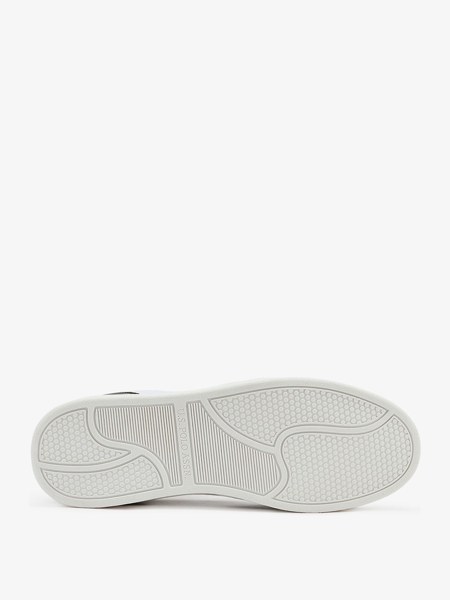 Karten White and Black Low Top Sports Sneakers