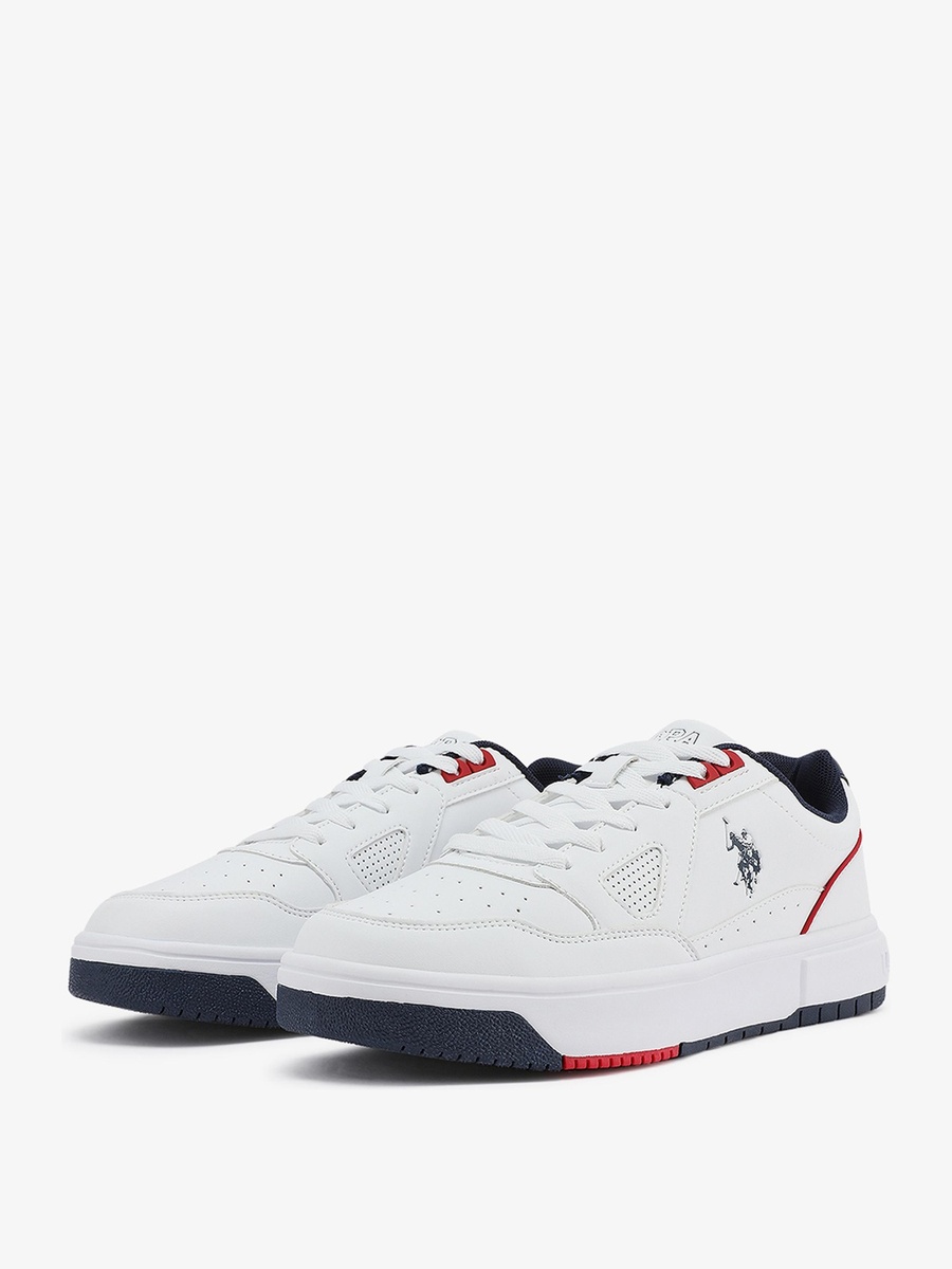 Leni White Low Top Sports Sneakers