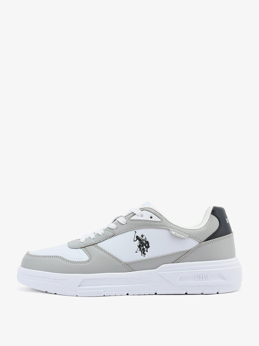Reke White Low Top Sports Sneakers