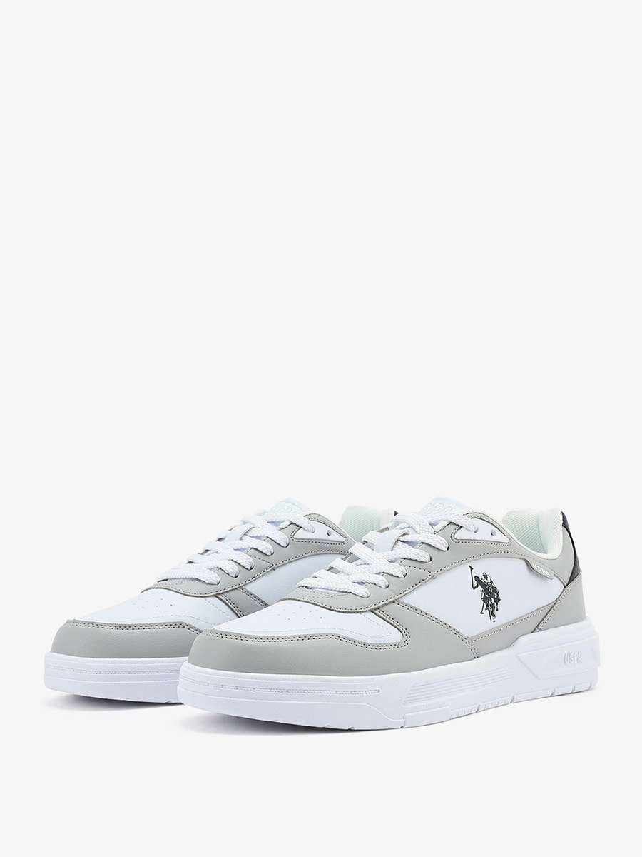 Reke White Low Top Sports Sneakers
