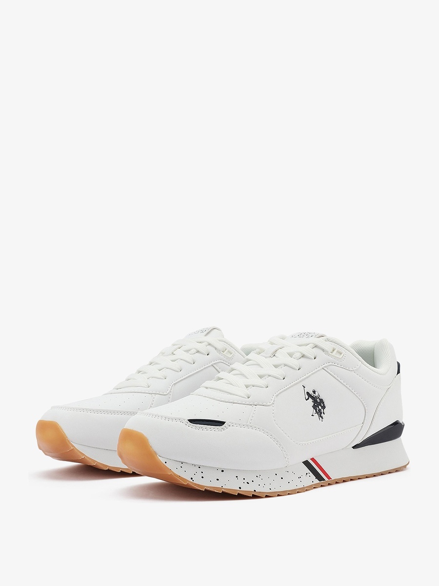 Rhode White Low Top Sports Sneakers