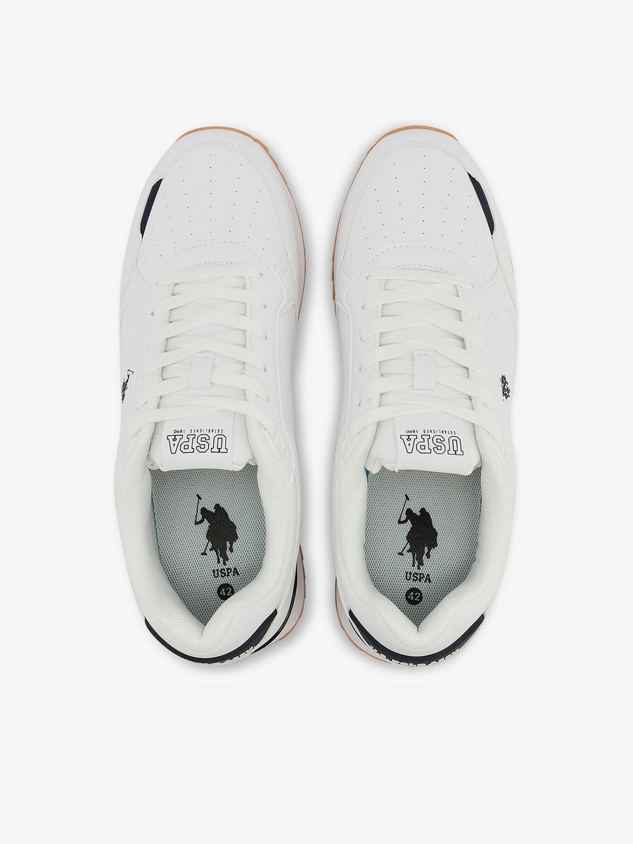 Rhode White Low Top Sports Sneakers