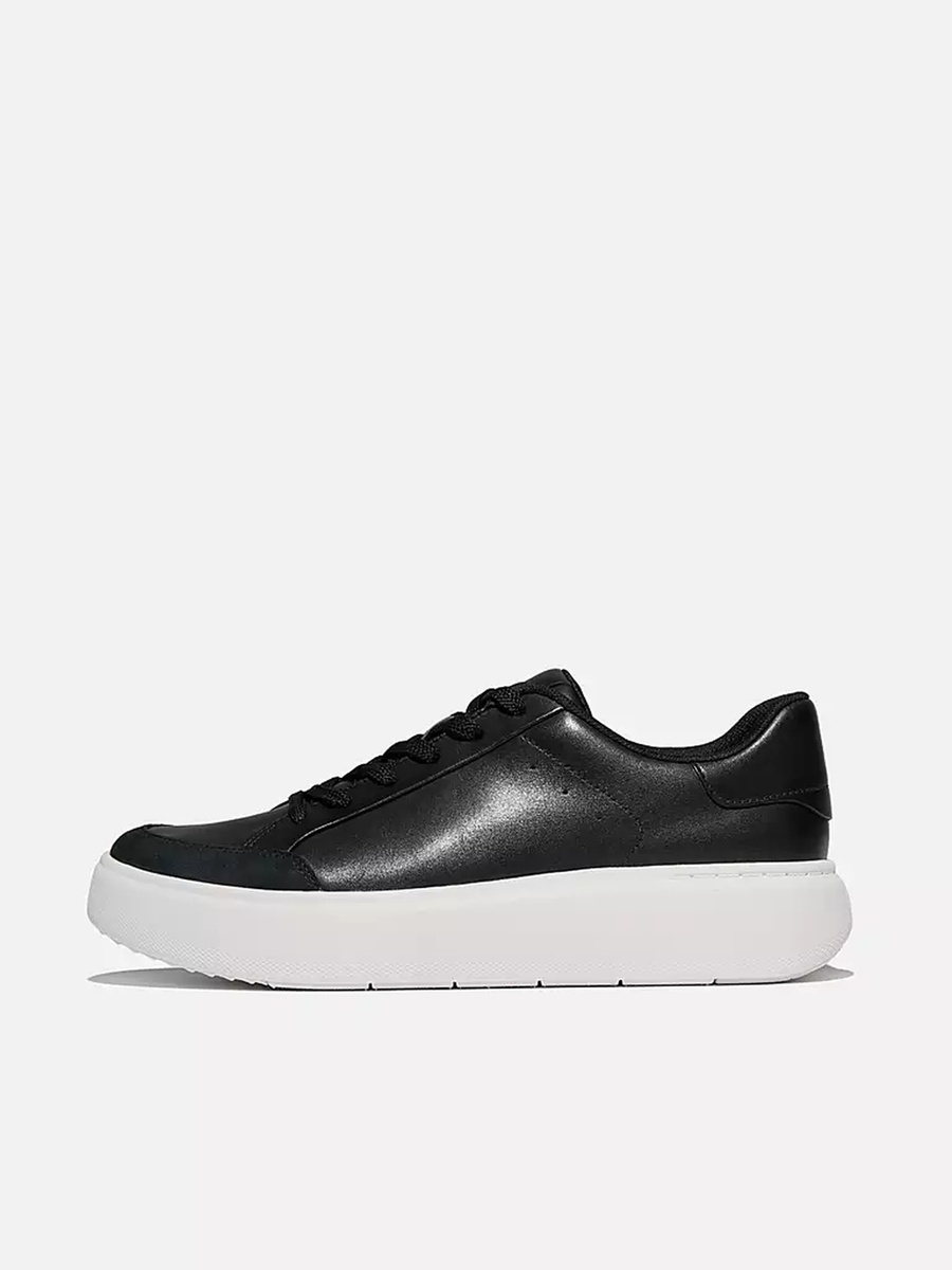 RTG Leather Sneakers with Suede Trim