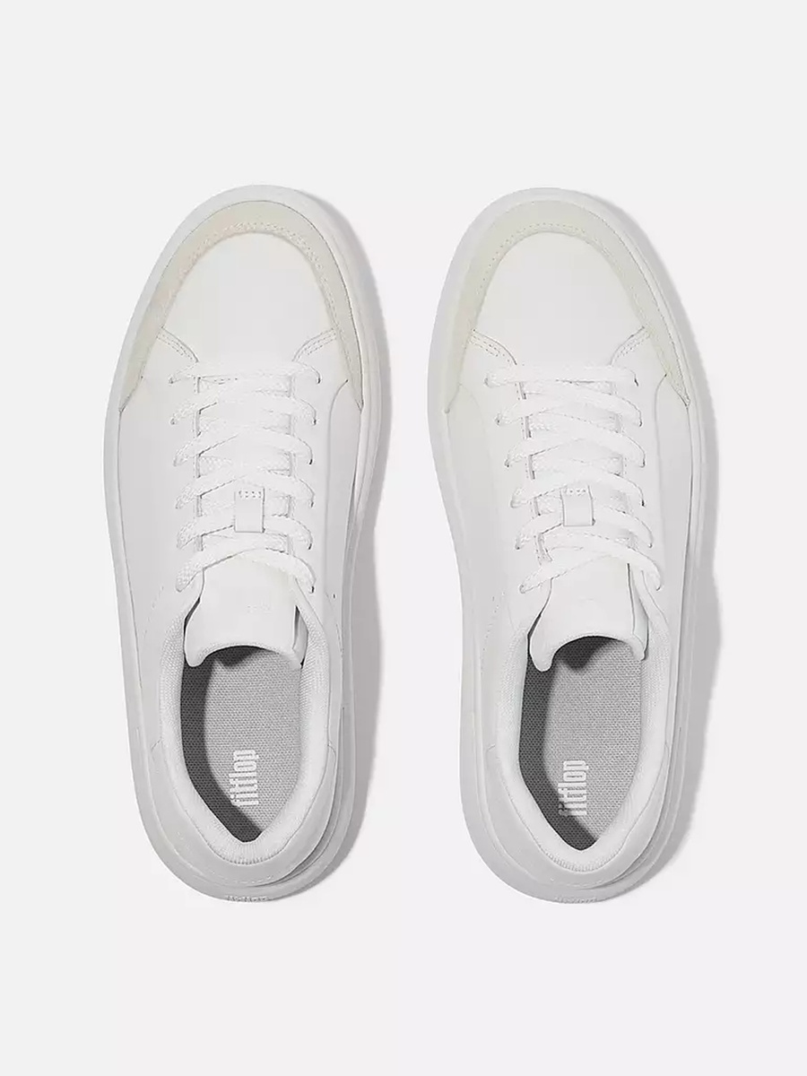 RTG Leather Sneakers with Suede Trim