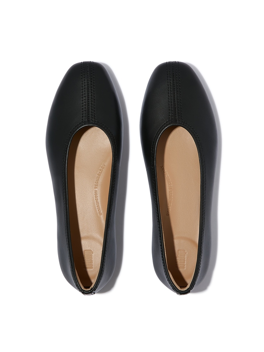 Black Plain Ballet Flats 