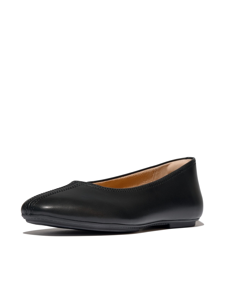 Black Plain Ballet Flats 