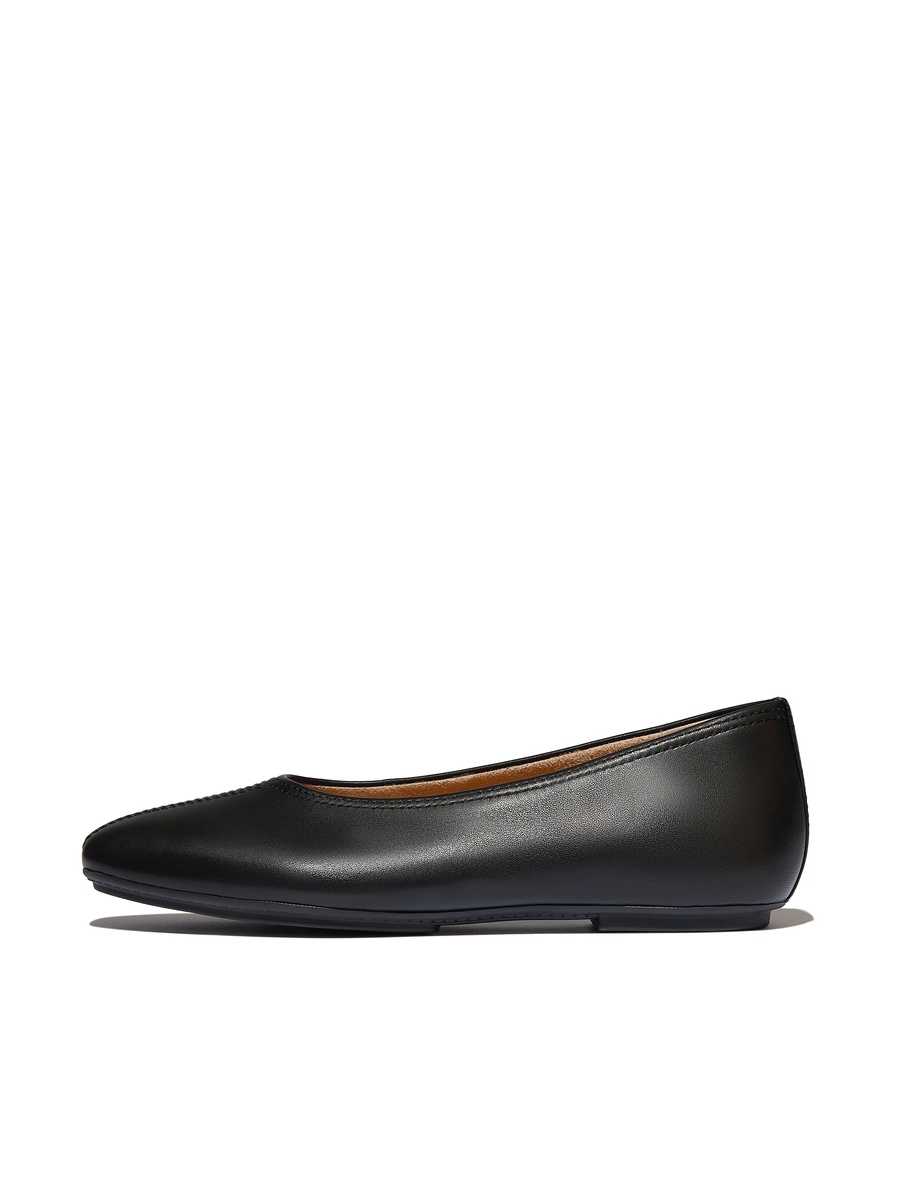 Black Plain Ballet Flats 