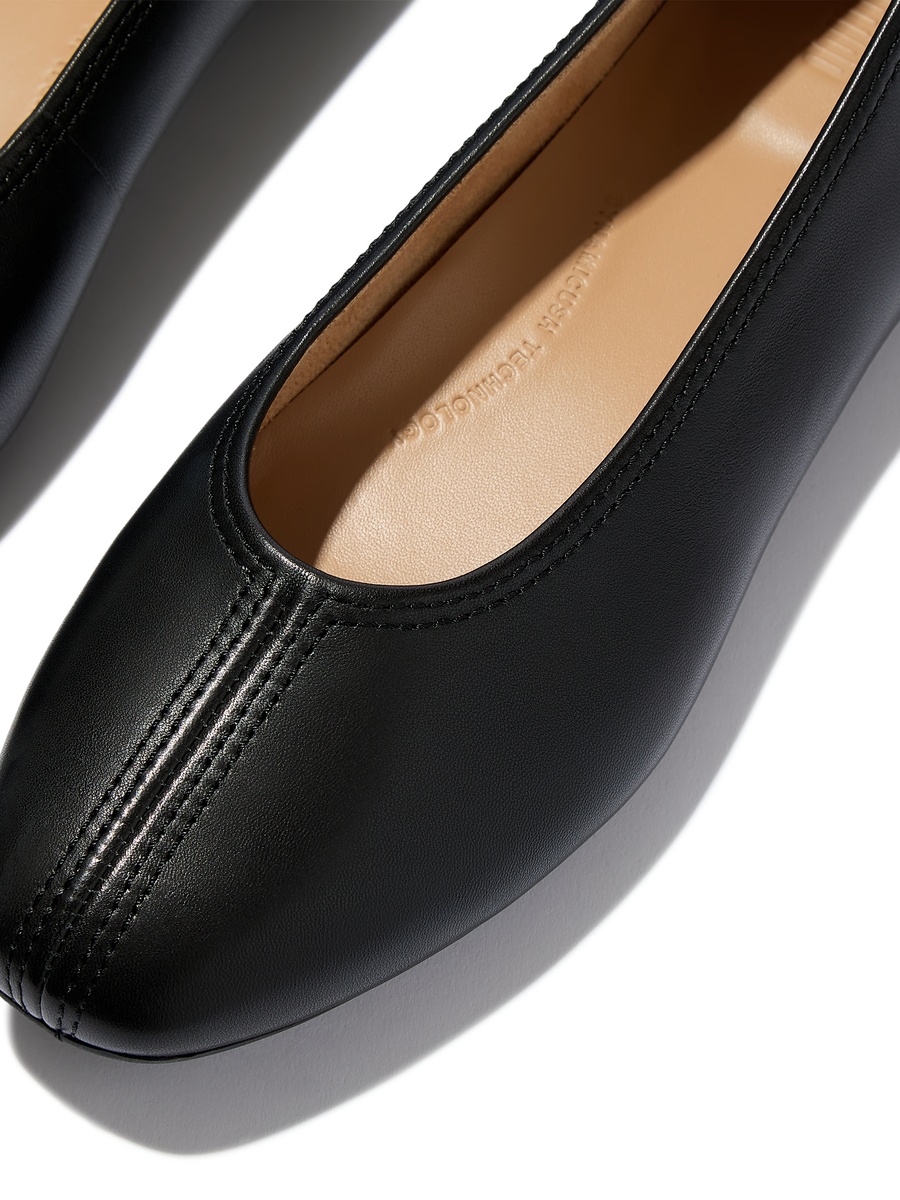 Black Plain Ballet Flats 