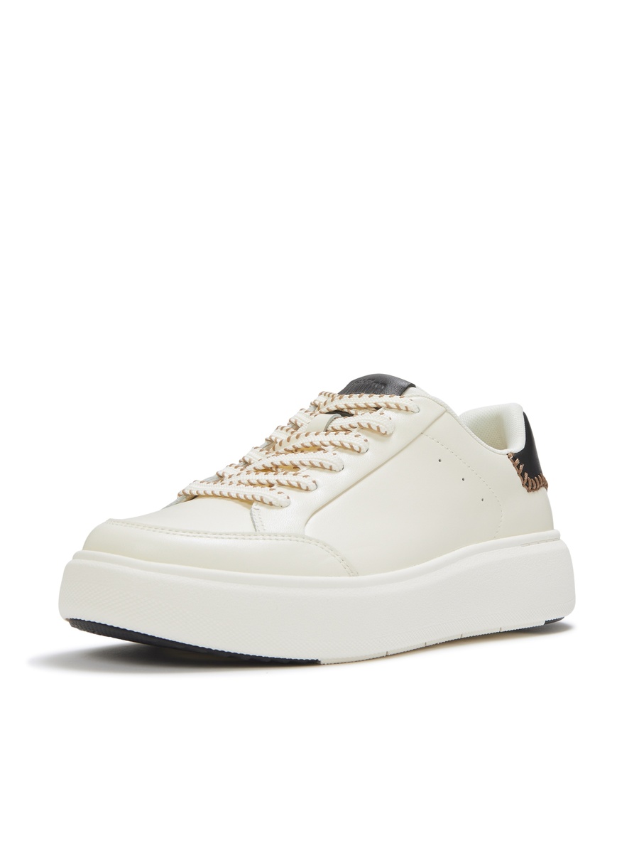 RTG Blanket-Stitch Leather Sneakers