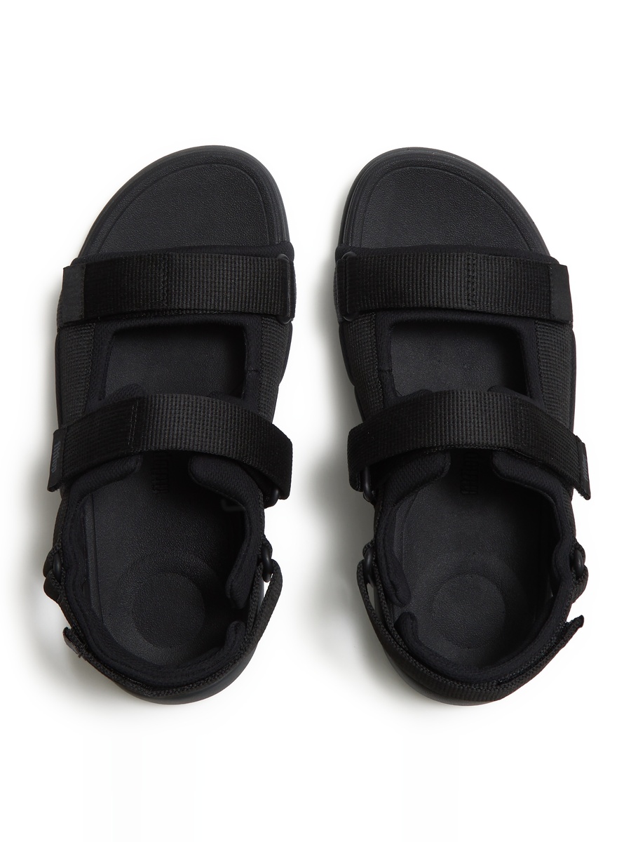 Men Grey Slip-On Comfort Sandals