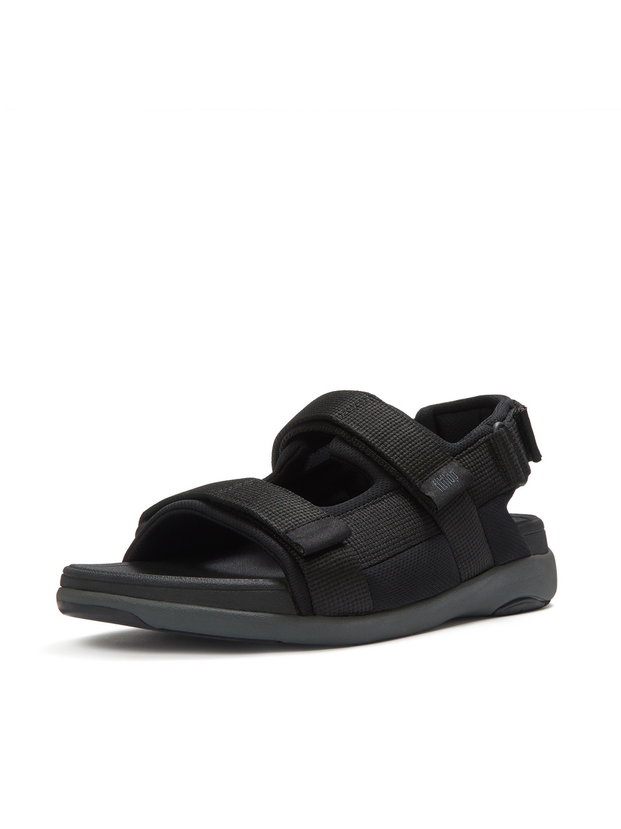 Men Grey Slip-On Comfort Sandals