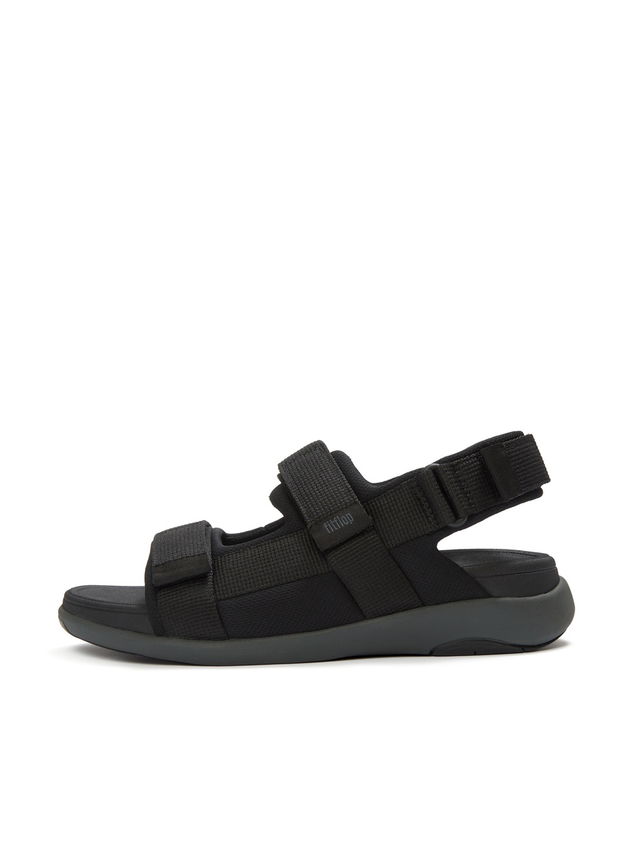 Men Grey Slip-On Comfort Sandals
