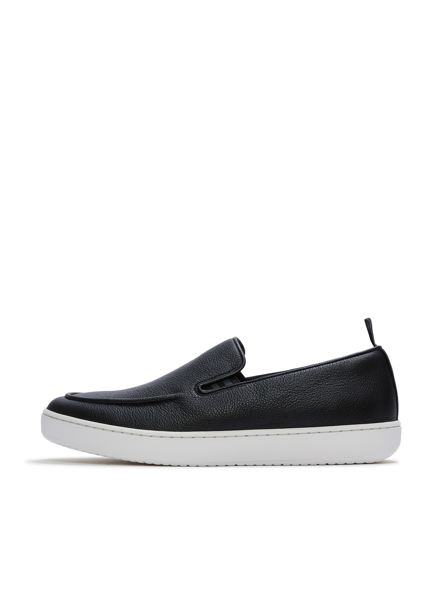 Craft-Q Tumbled-Leather Moc Loafers