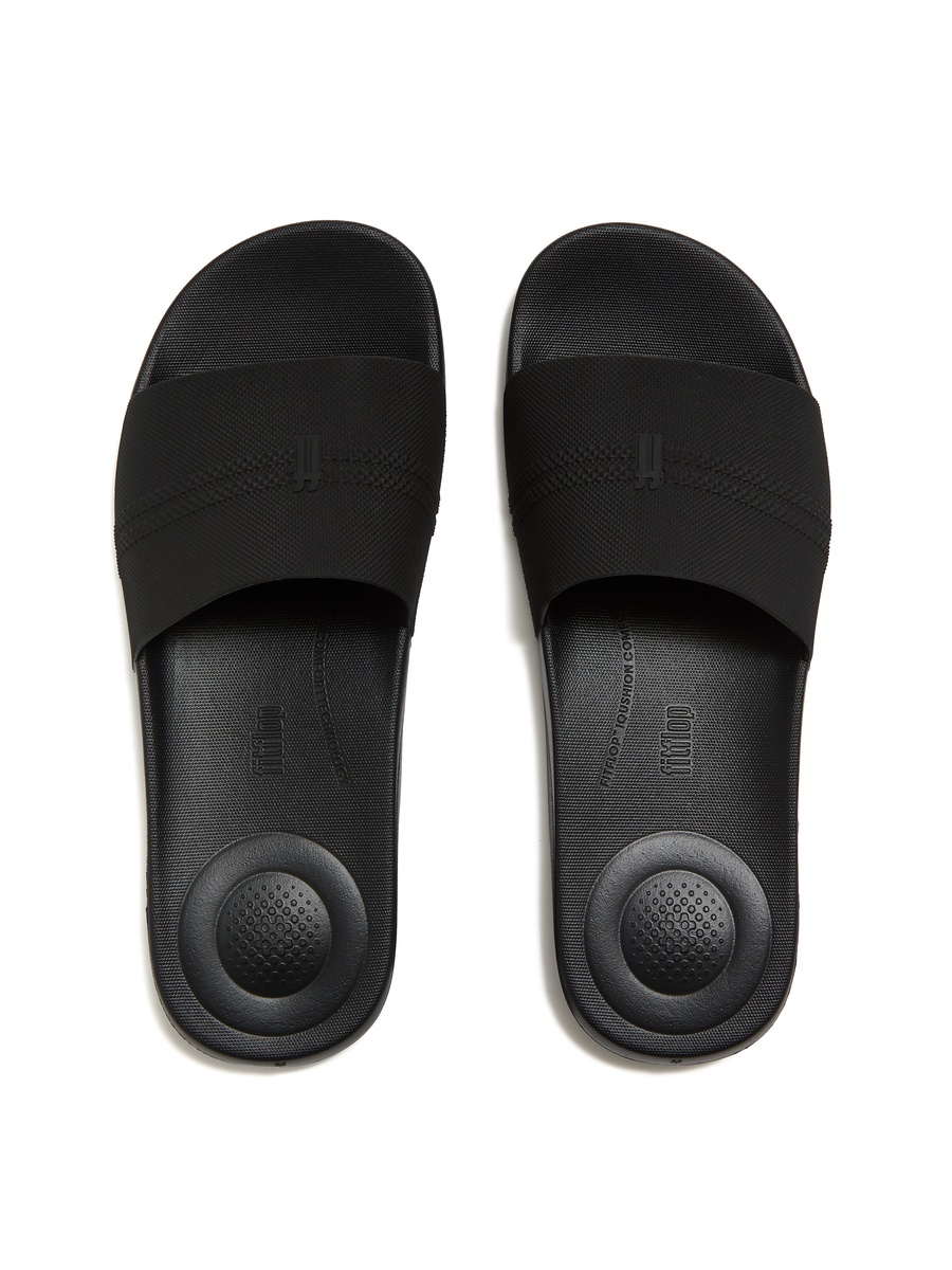 Men Black iQushion Slides