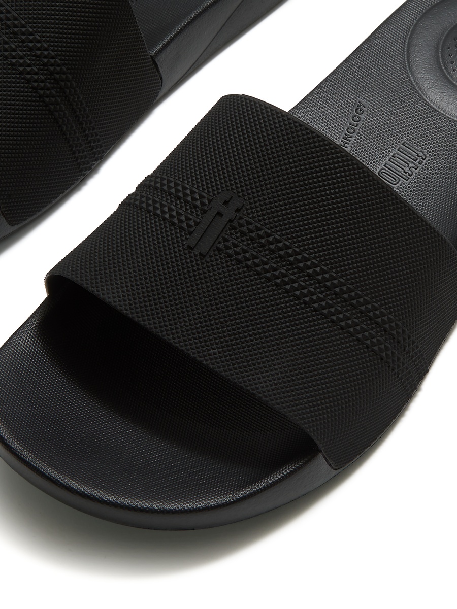 Men Black iQushion Slides